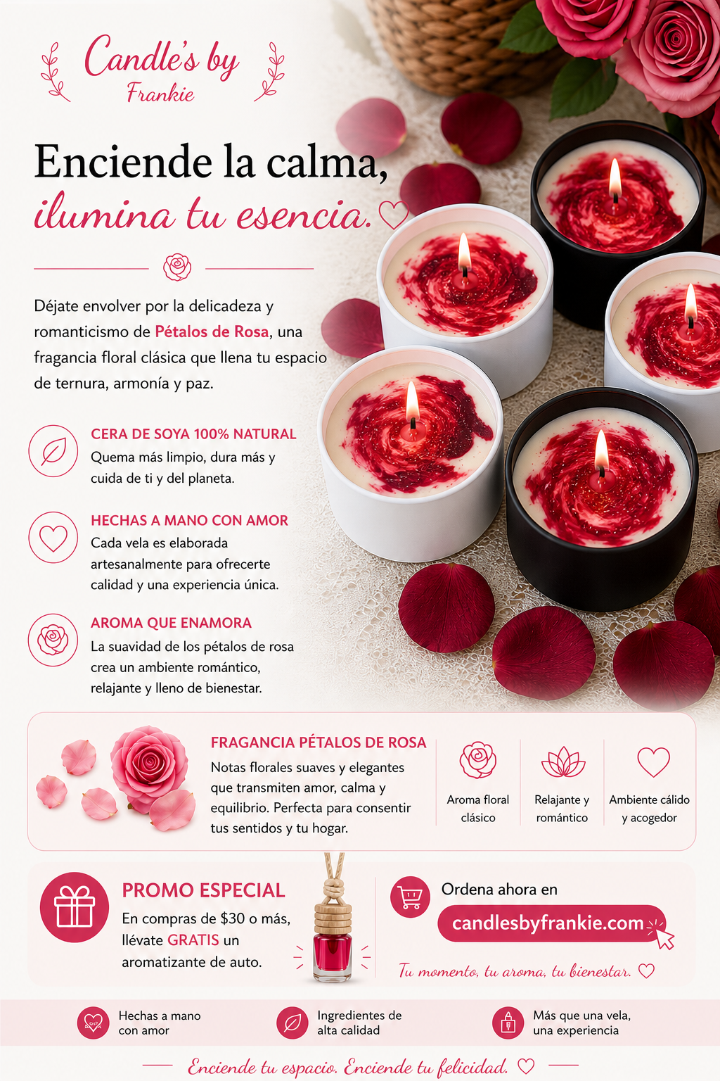 Pétalos de rosas