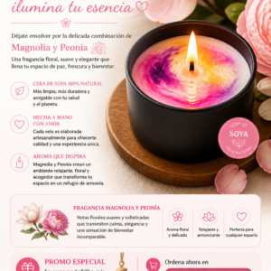 Magnolia y peonía